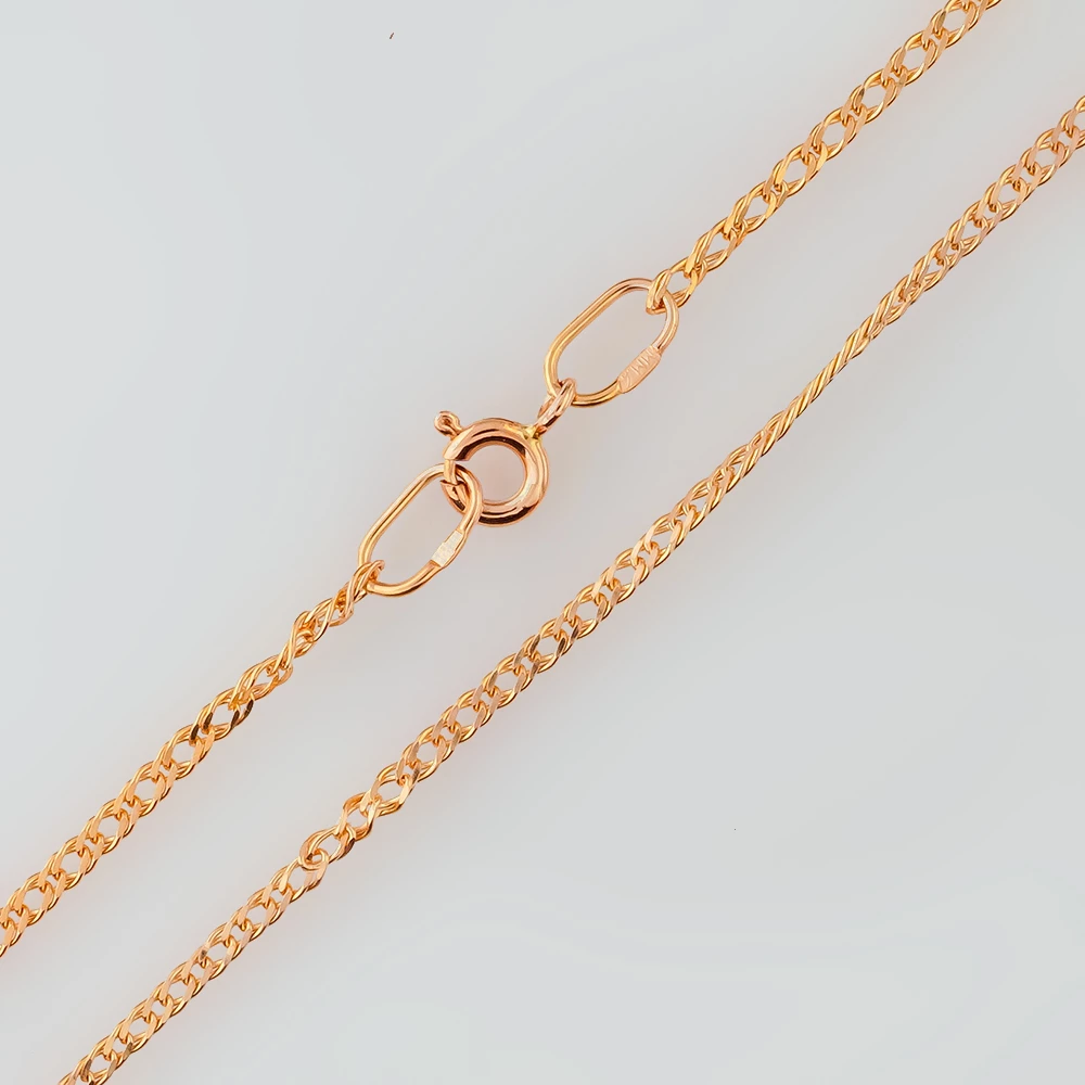 Цепь из красного золота 585 пробы