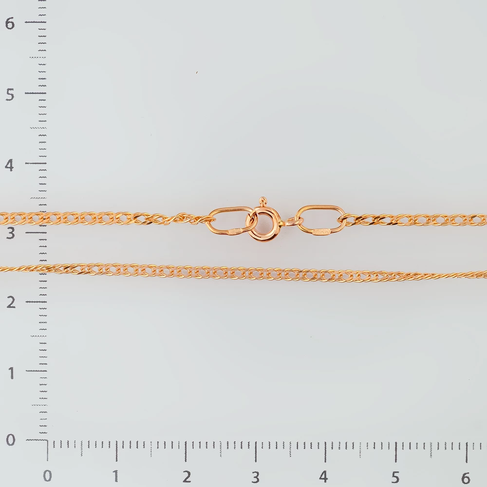 Цепь из красного золота 585 пробы