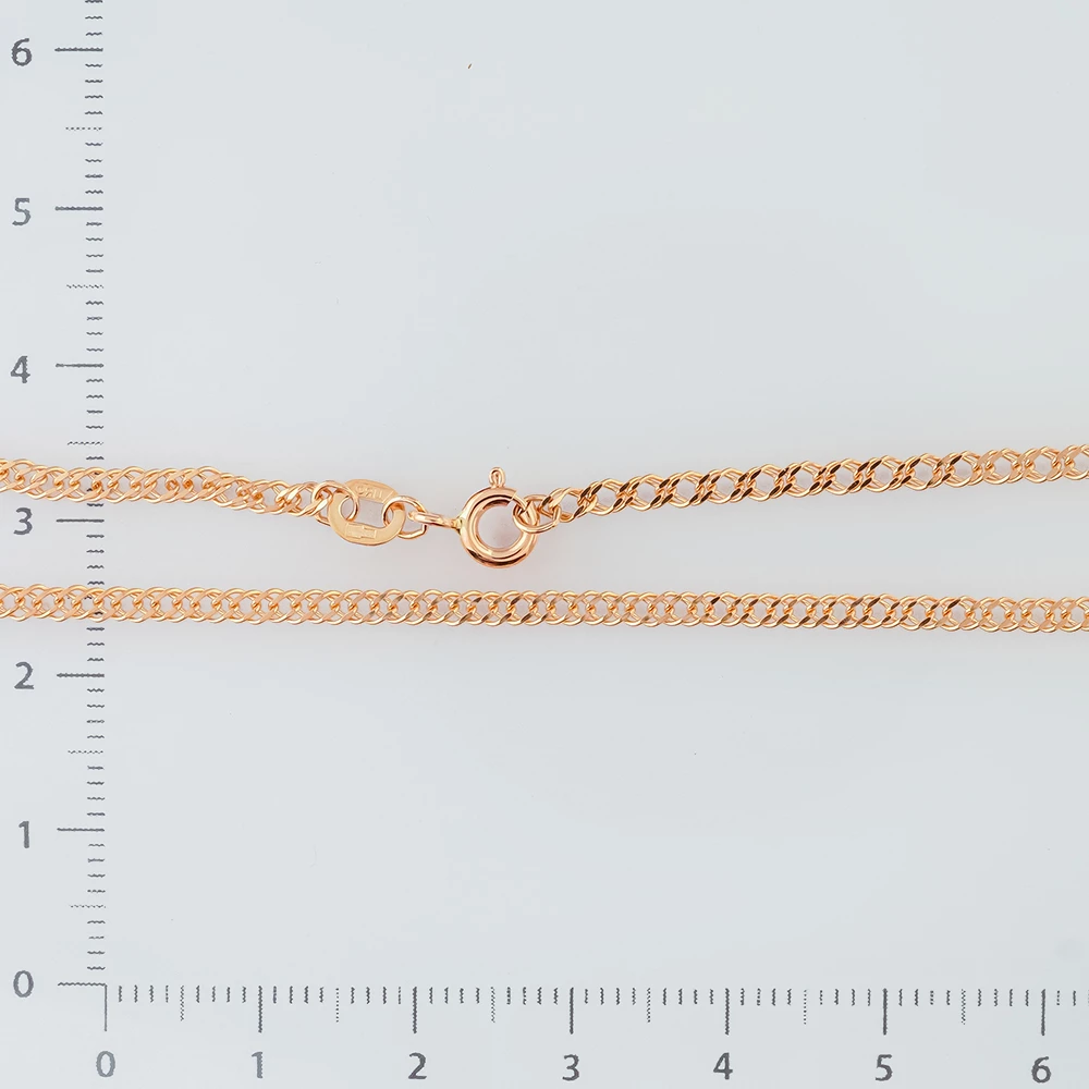 Цепь из красного золота 585 пробы
