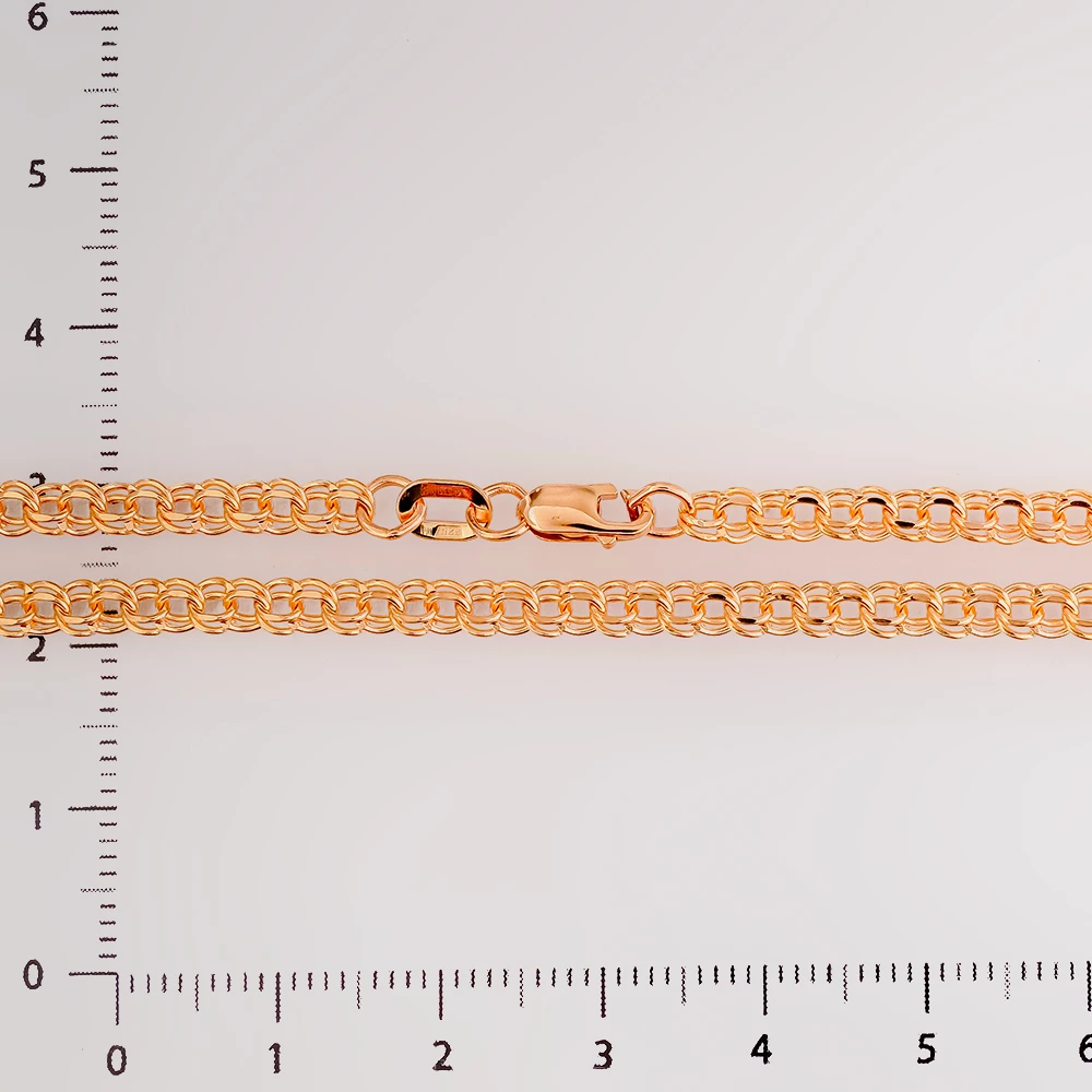 Цепь из красного золота 585 пробы