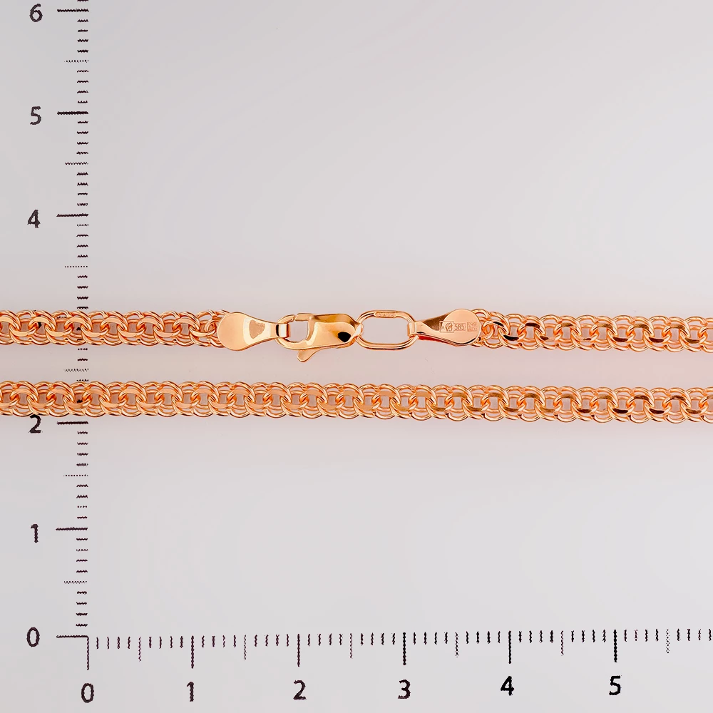 Цепь из красного золота 585 пробы