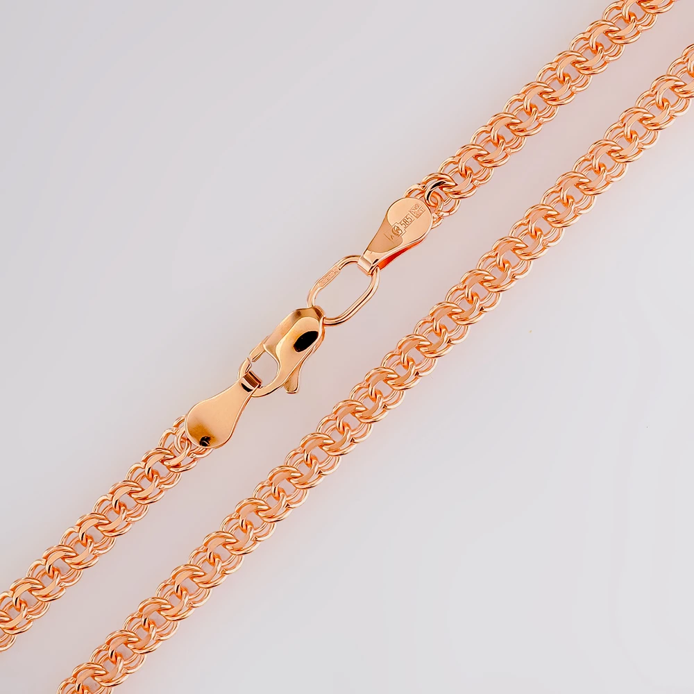 Цепь из красного золота 585 пробы