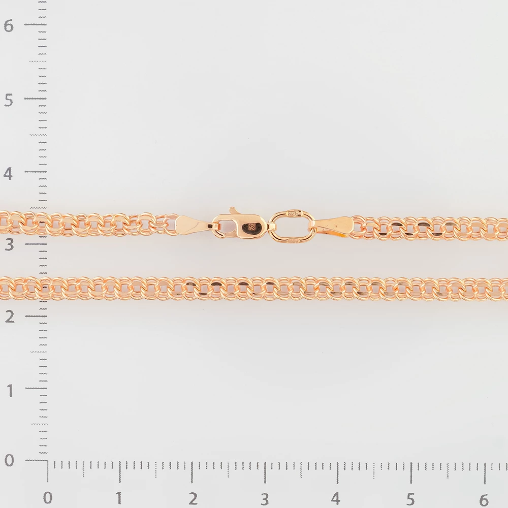 Цепь из красного золота 585 пробы