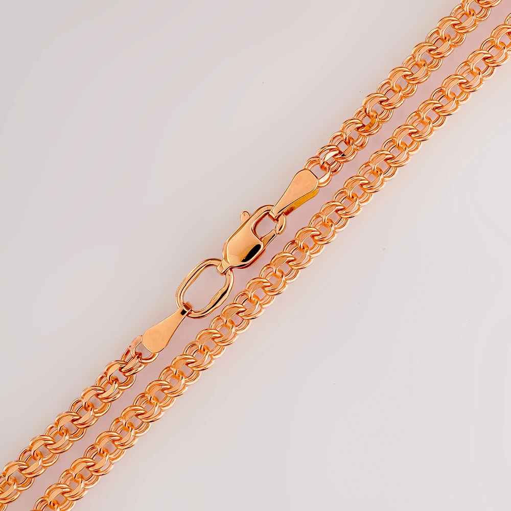 Цепь из красного золота 585 пробы