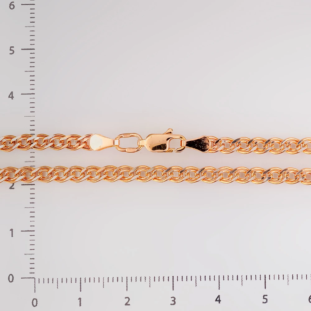 Цепь из красного золота 585 пробы