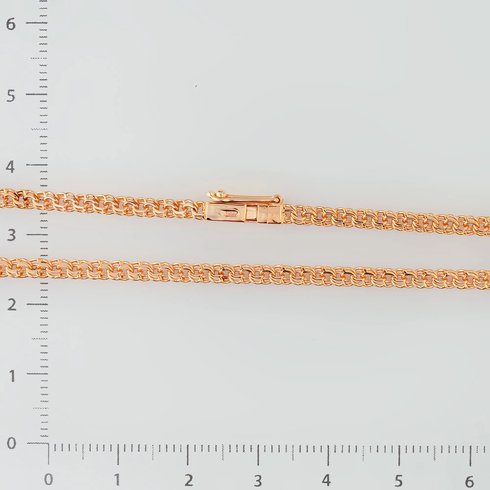Цепь из красного золота 585 пробы