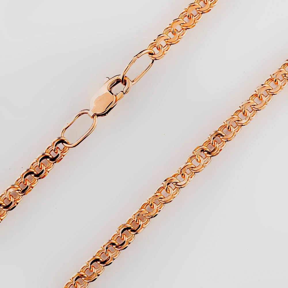 Цепь из красного золота 585 пробы