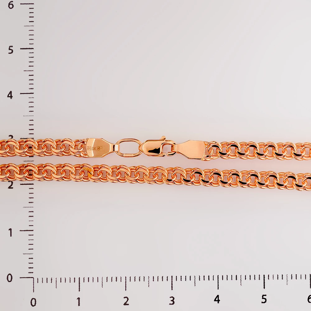 Цепь из красного золота 585 пробы