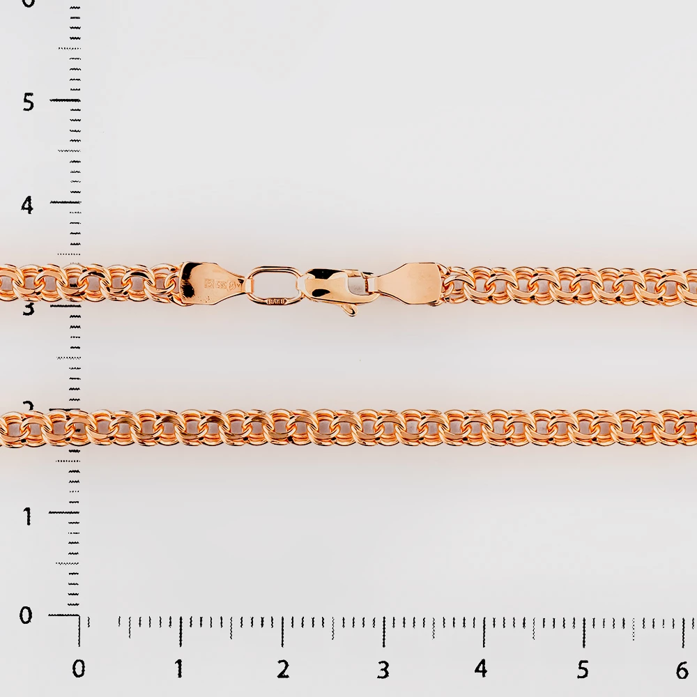 Цепь из красного золота 585 пробы