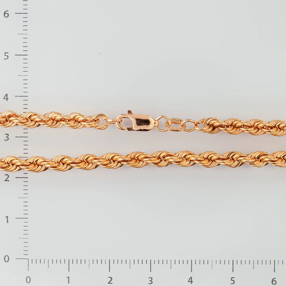 Цепь из красного золота 585 пробы