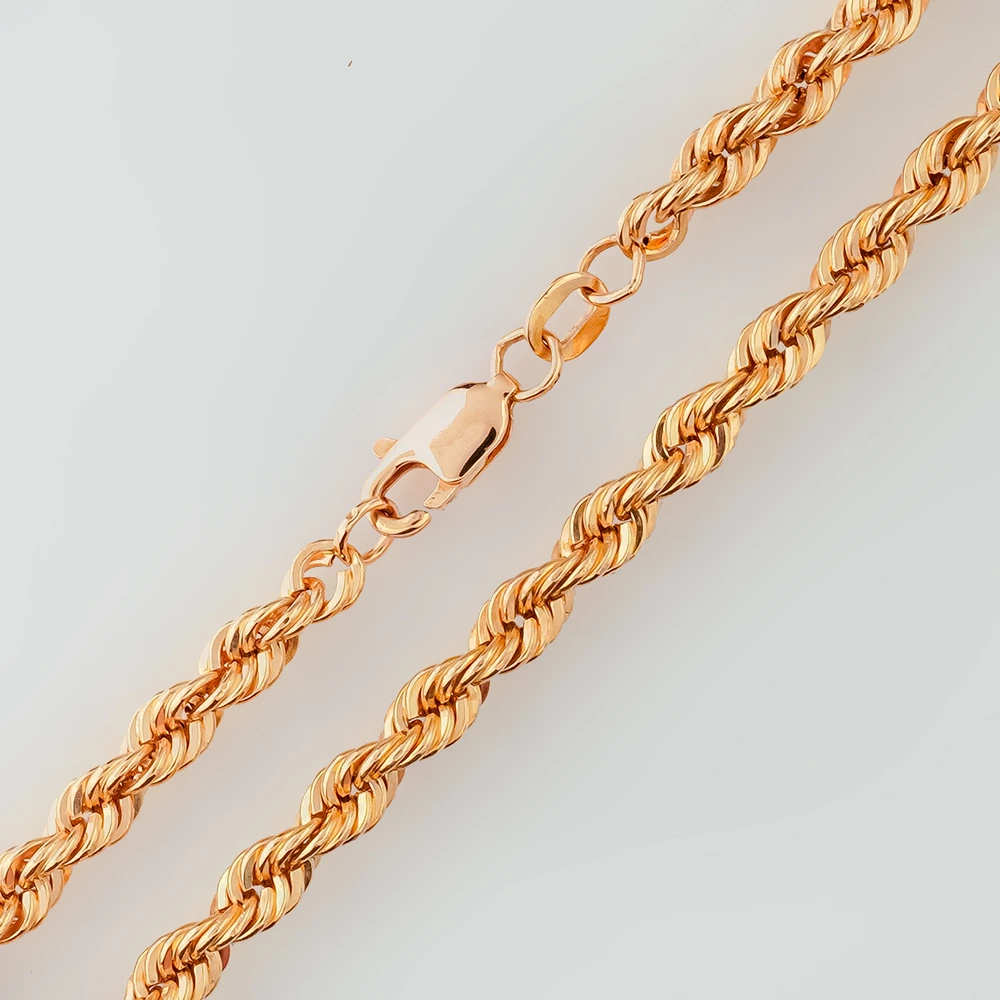 Цепь из красного золота 585 пробы