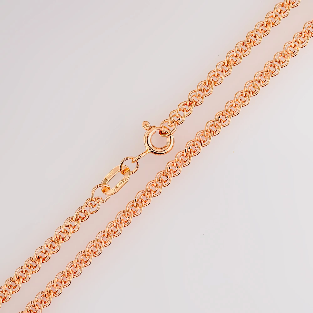 Цепь из красного золота 585 пробы