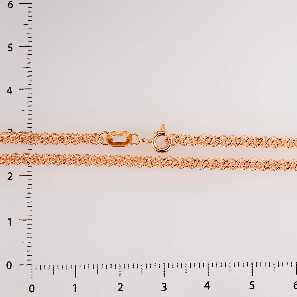 Цепь из красного золота 585 пробы