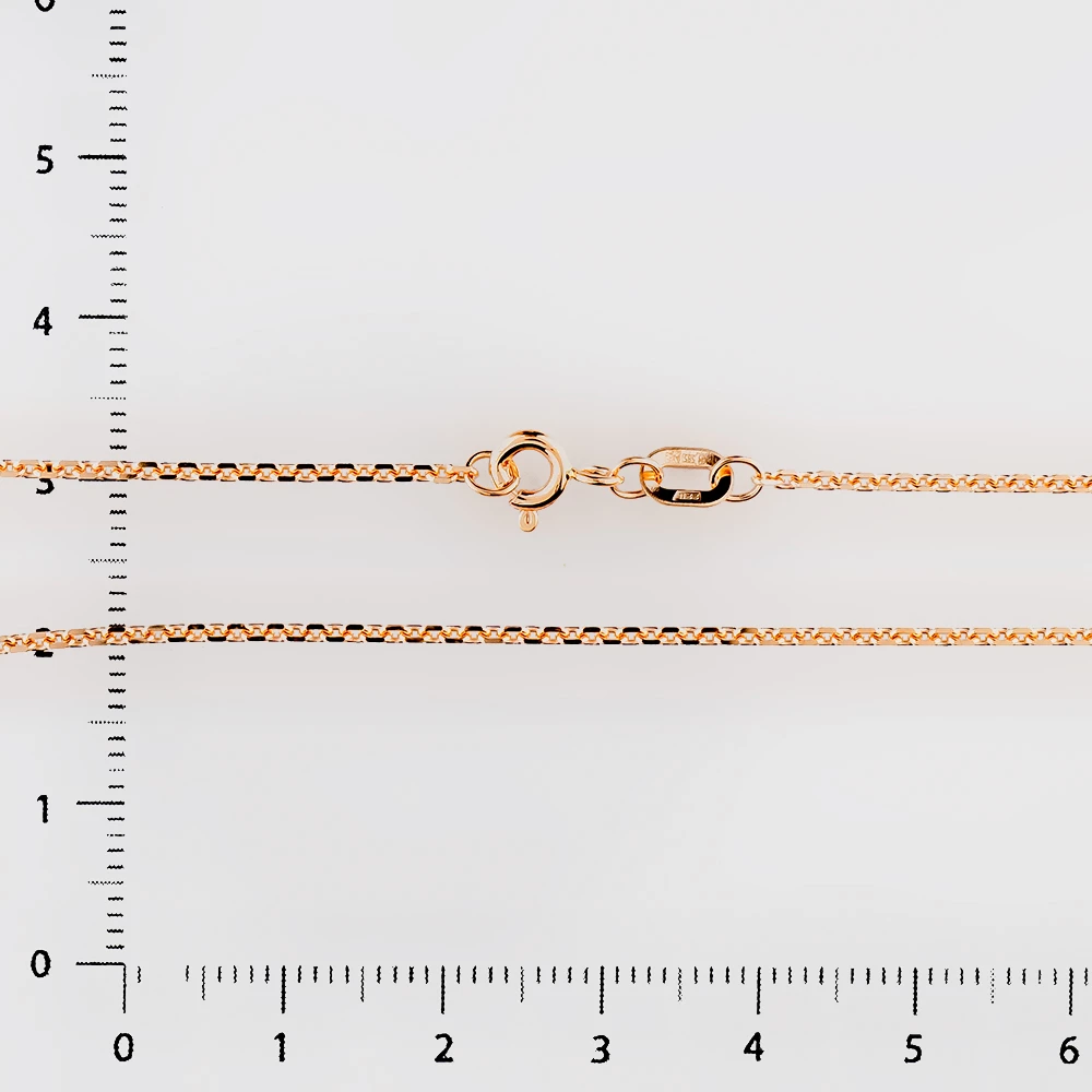 Цепь из красного золота 585 пробы