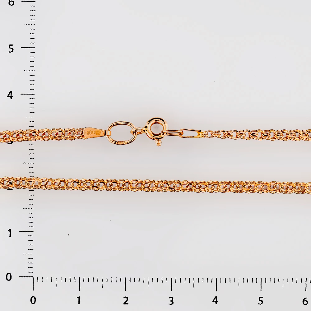 Цепь из красного золота 585 пробы