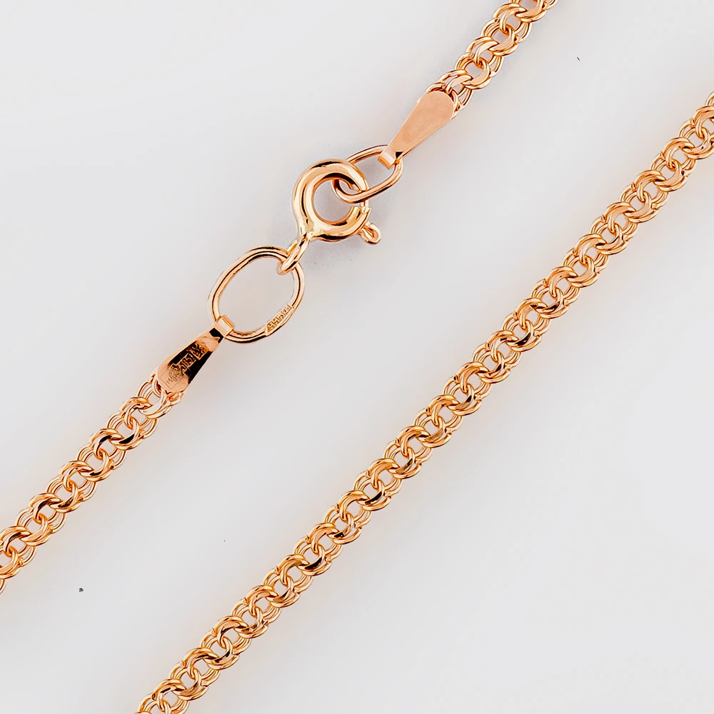 Цепь из красного золота 585 пробы