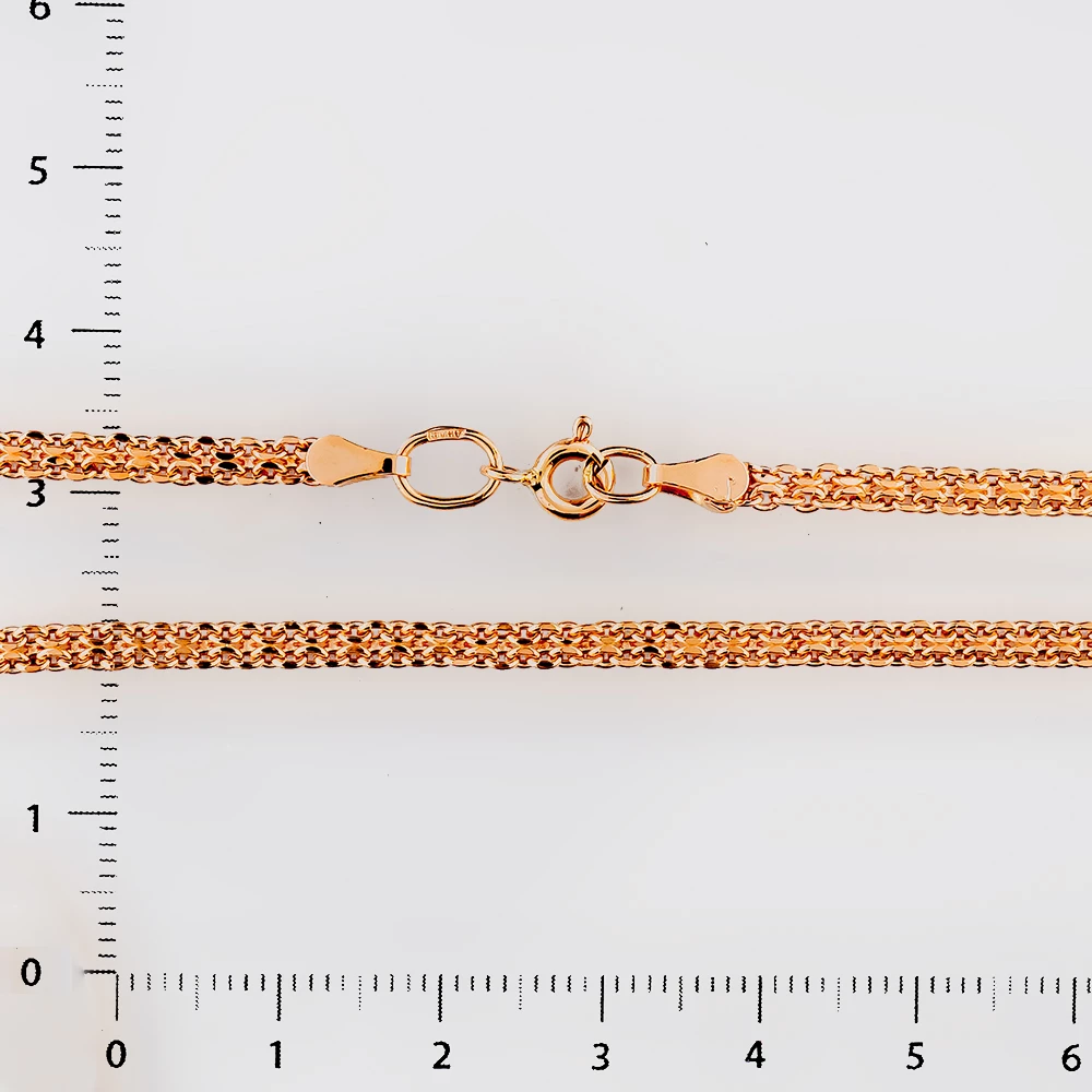 Цепь из красного золота 585 пробы