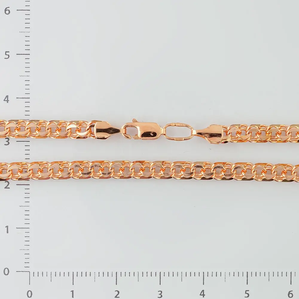 Цепь из красного золота 585 пробы 2