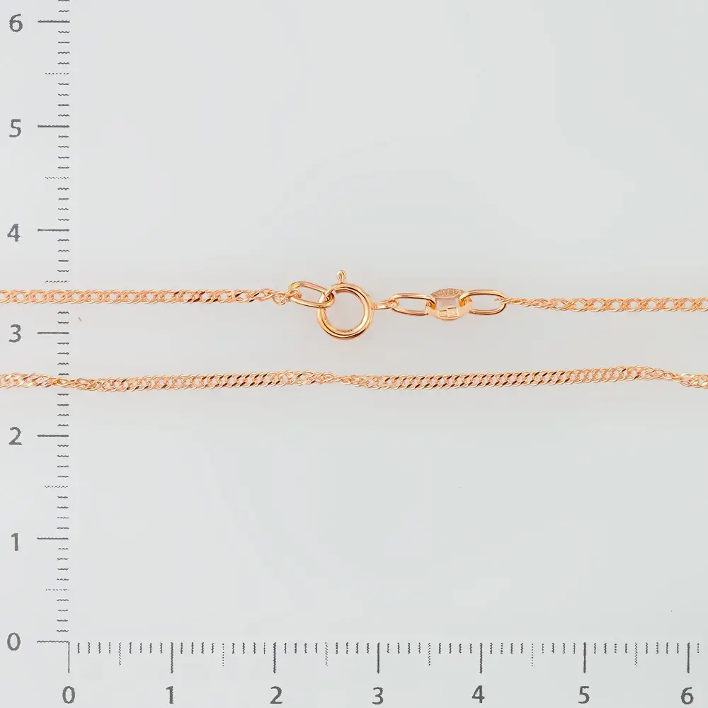 Цепь из красного золота 585 пробы 2