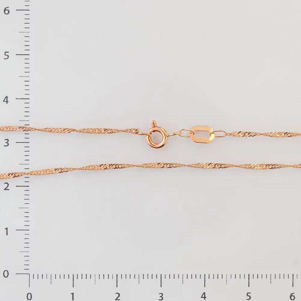 Цепь из красного золота 585 пробы 2