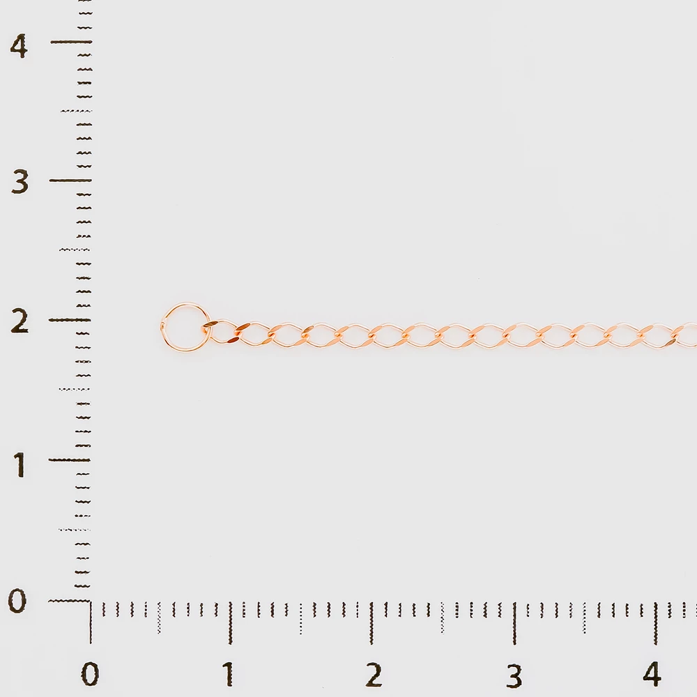 Браслет из красного золота 375 пробы