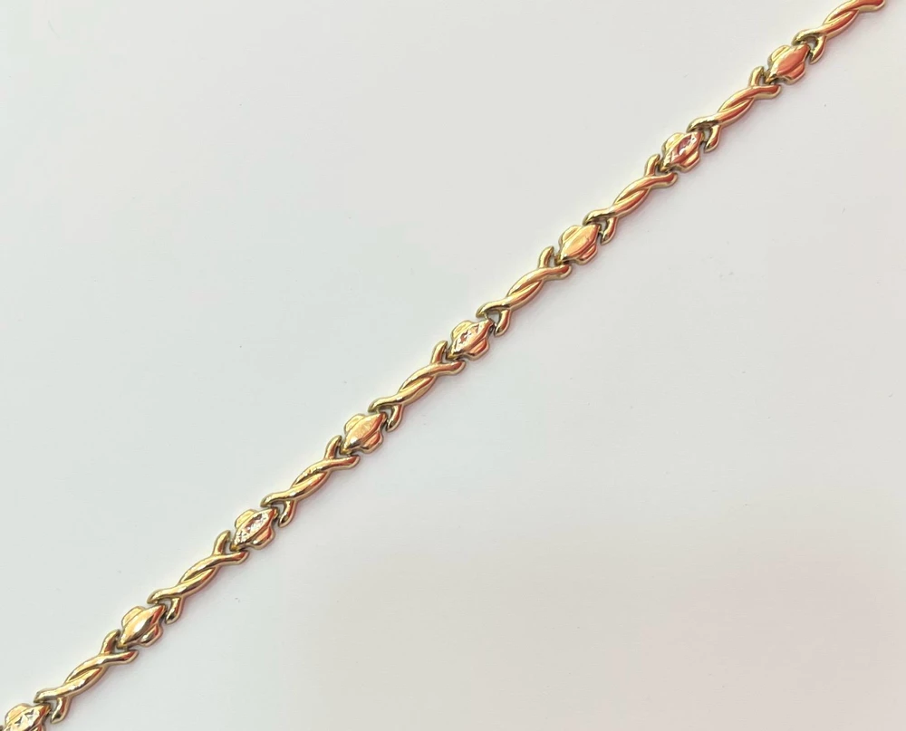 Браслет из красного золота 585 пробы