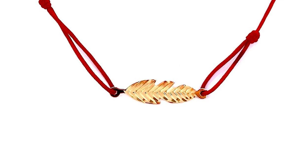 Браслет из красного золота 375 пробы