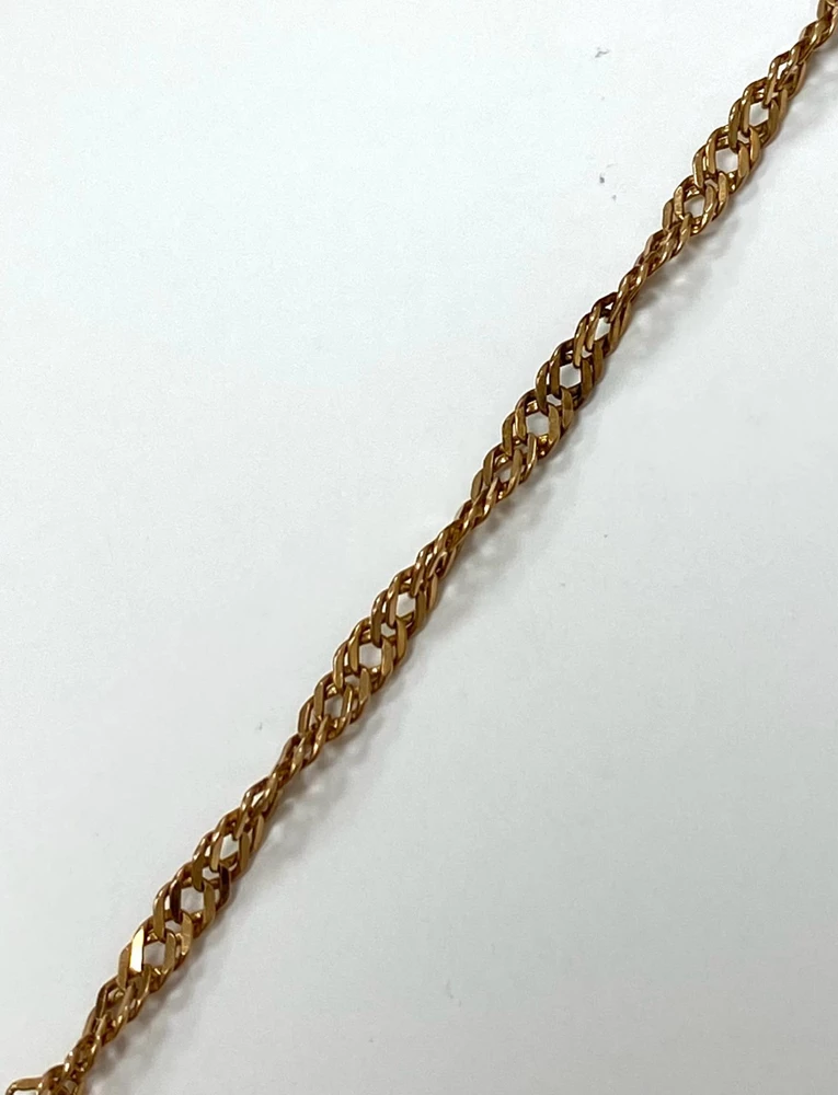 Браслет из красного золота 585 пробы