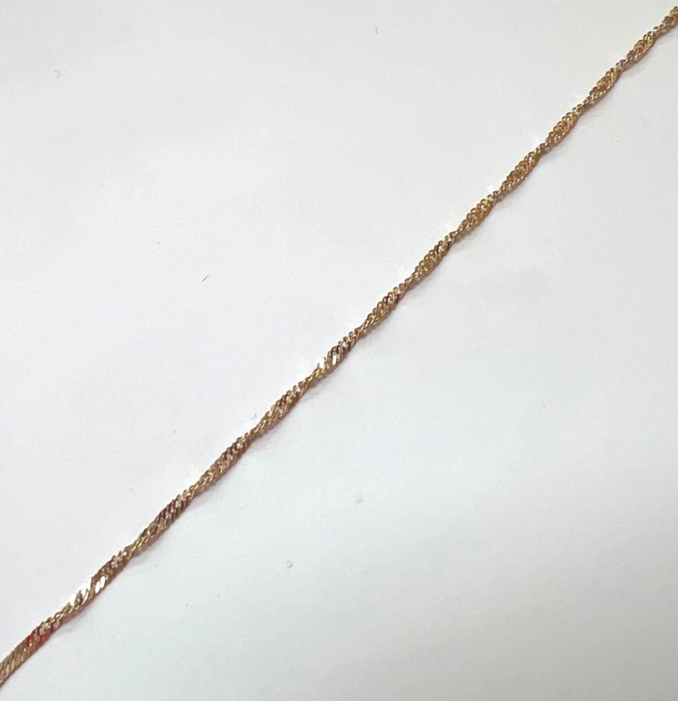 Браслет из красного золота 375 пробы