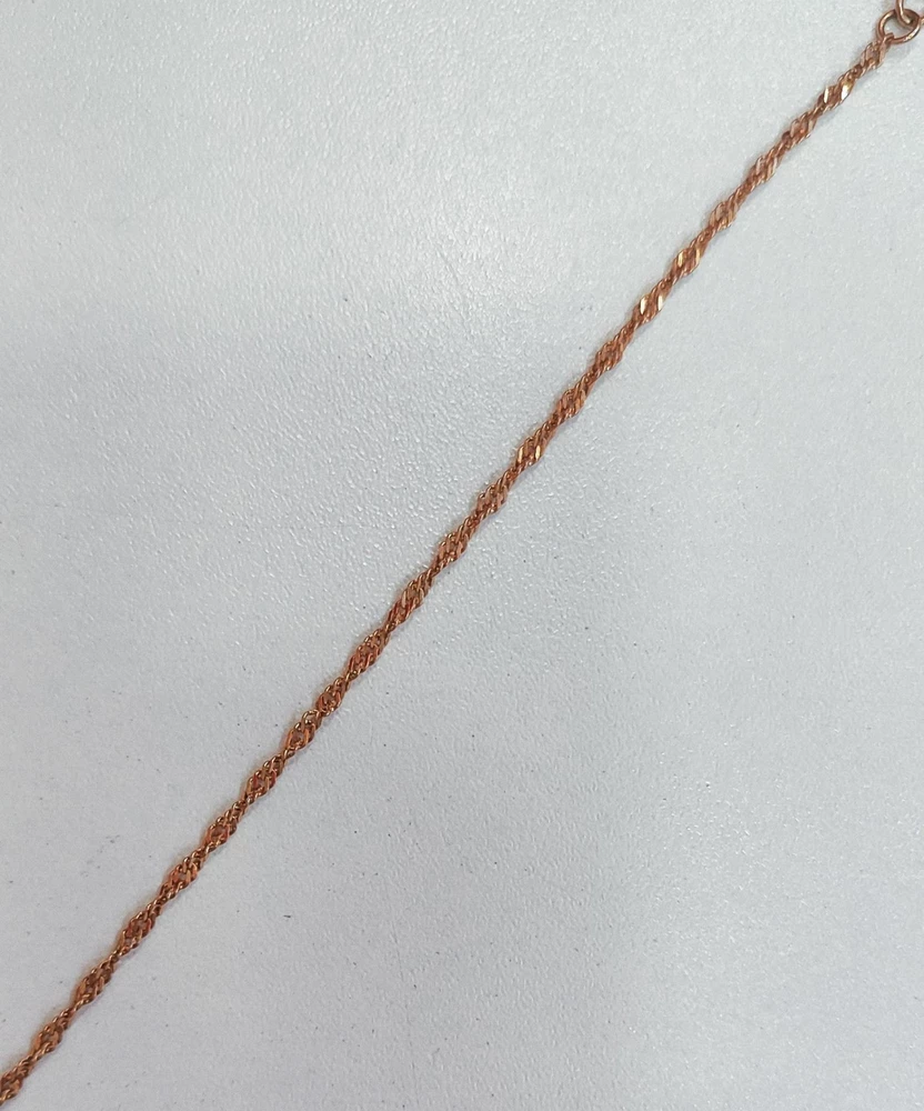 Браслет из красного золота 585 пробы