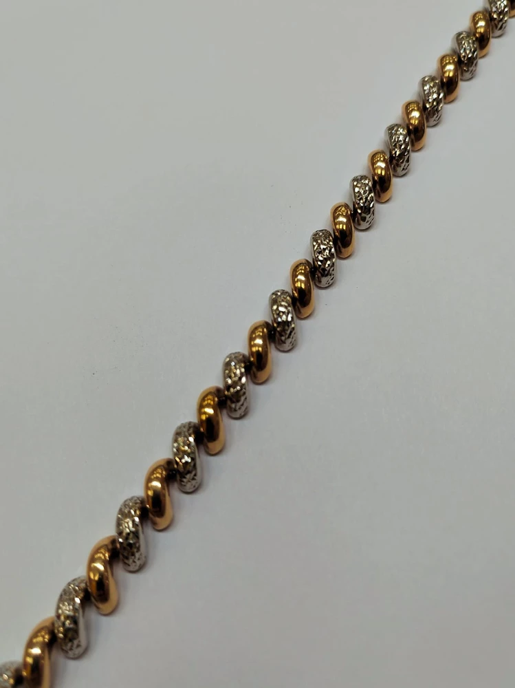 Браслет из красного золота 585 пробы