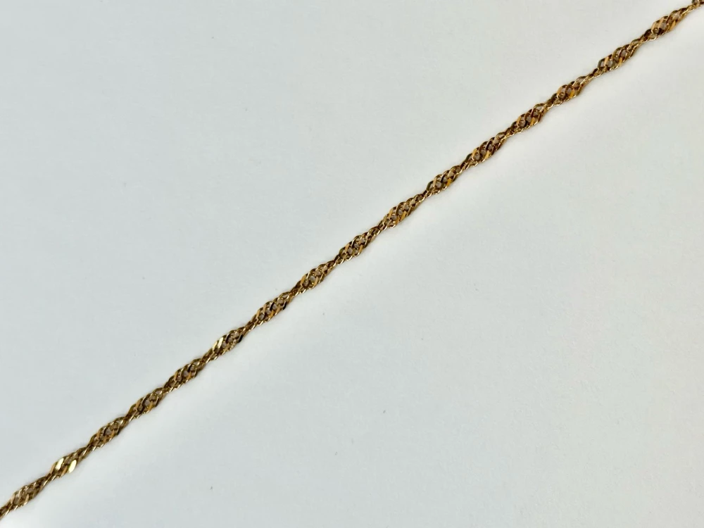 Браслет из красного золота 585 пробы