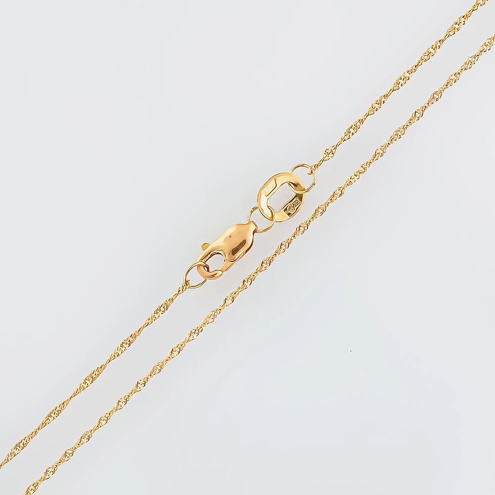 Браслет из красного золота 585 пробы