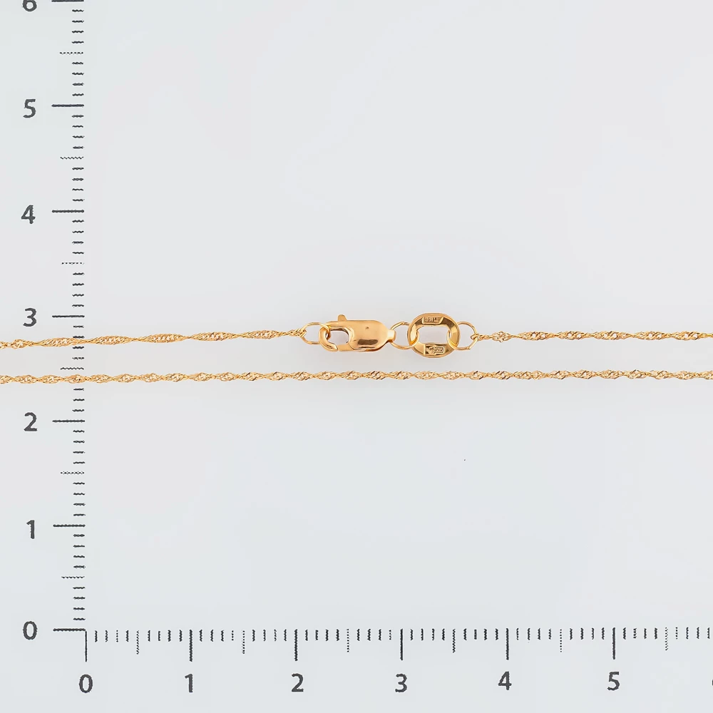 Браслет из красного золота 585 пробы