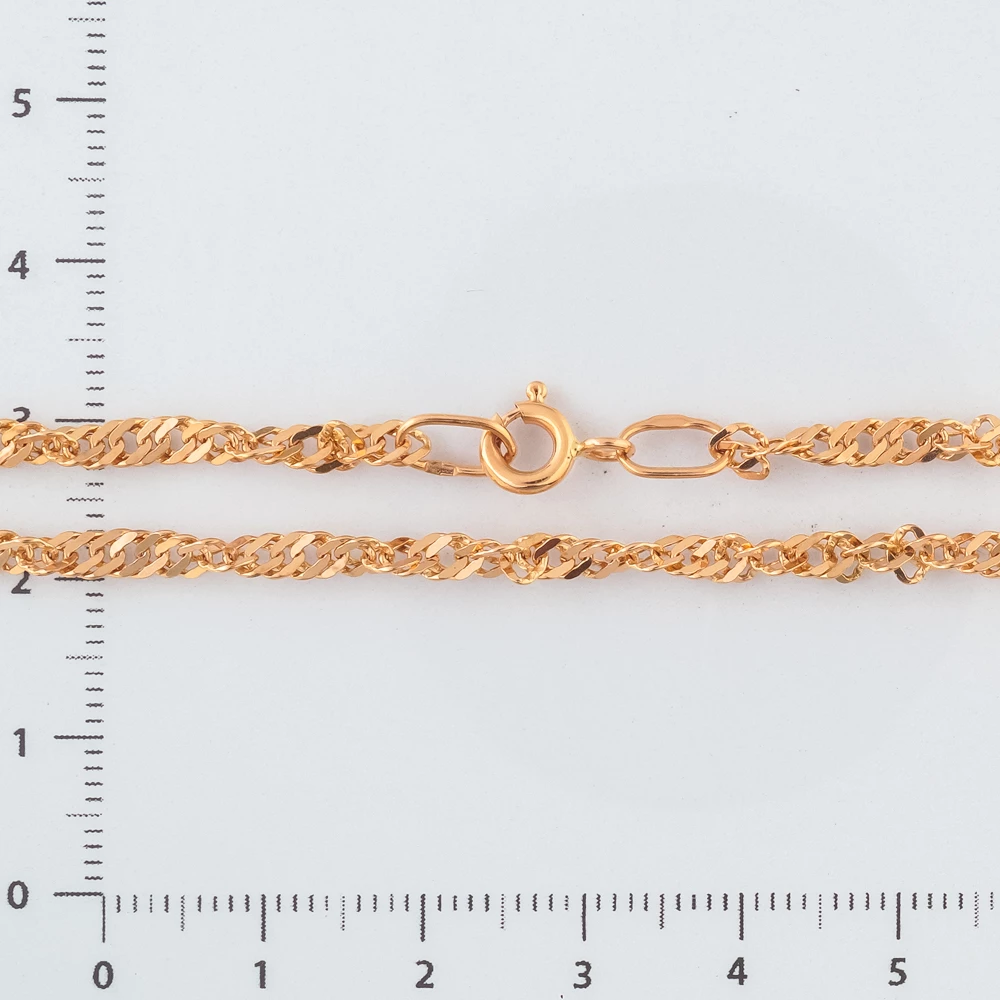 Браслет из красного золота 585 пробы