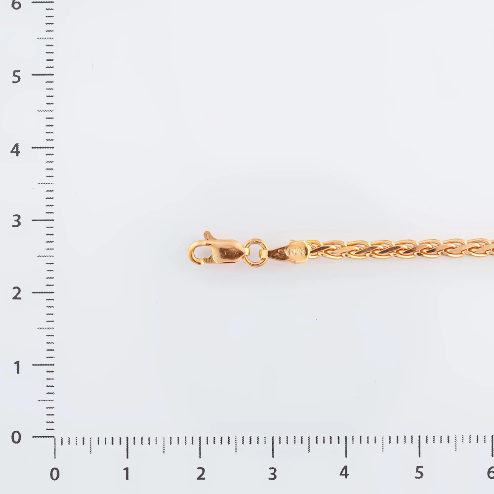 Браслет из красного золота 585 пробы 3