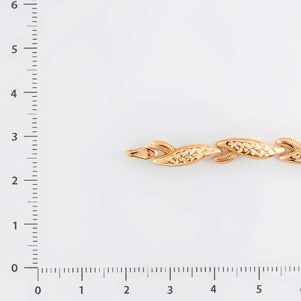 Браслет из красного золота 585 пробы