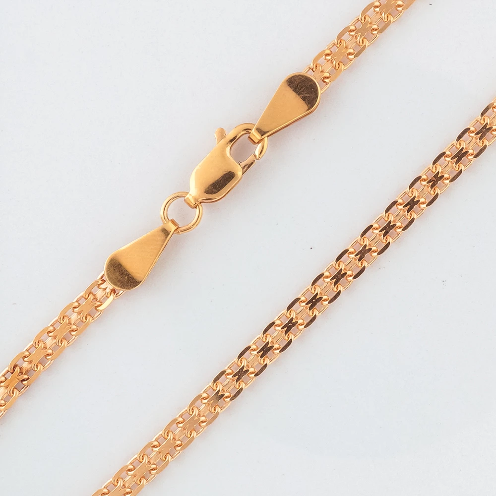 Браслет из красного золота 585 пробы