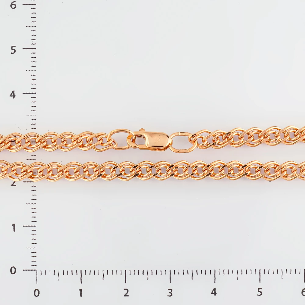 Браслет из красного золота 585 пробы