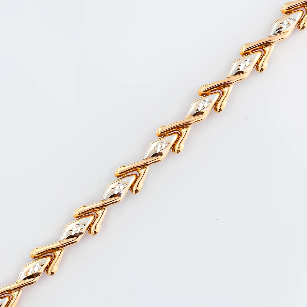 Браслет из красного золота 585 пробы