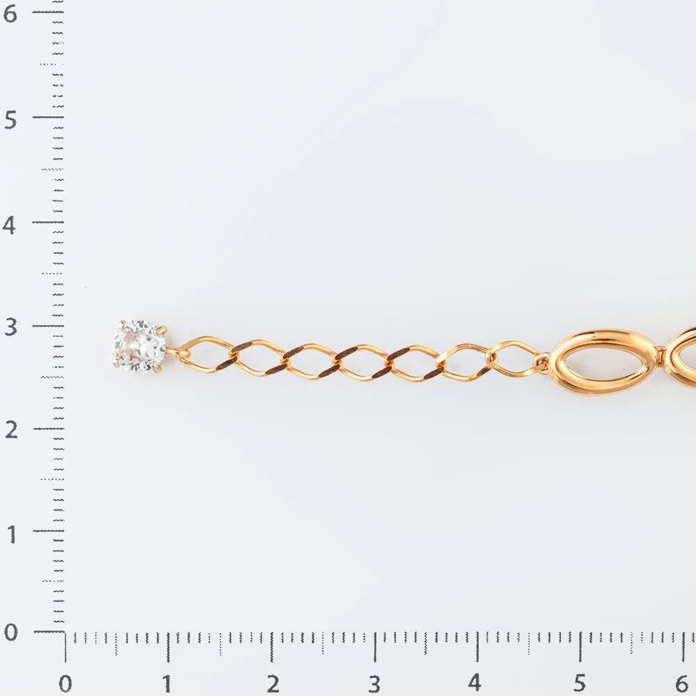 Браслет из красного золота 585 пробы