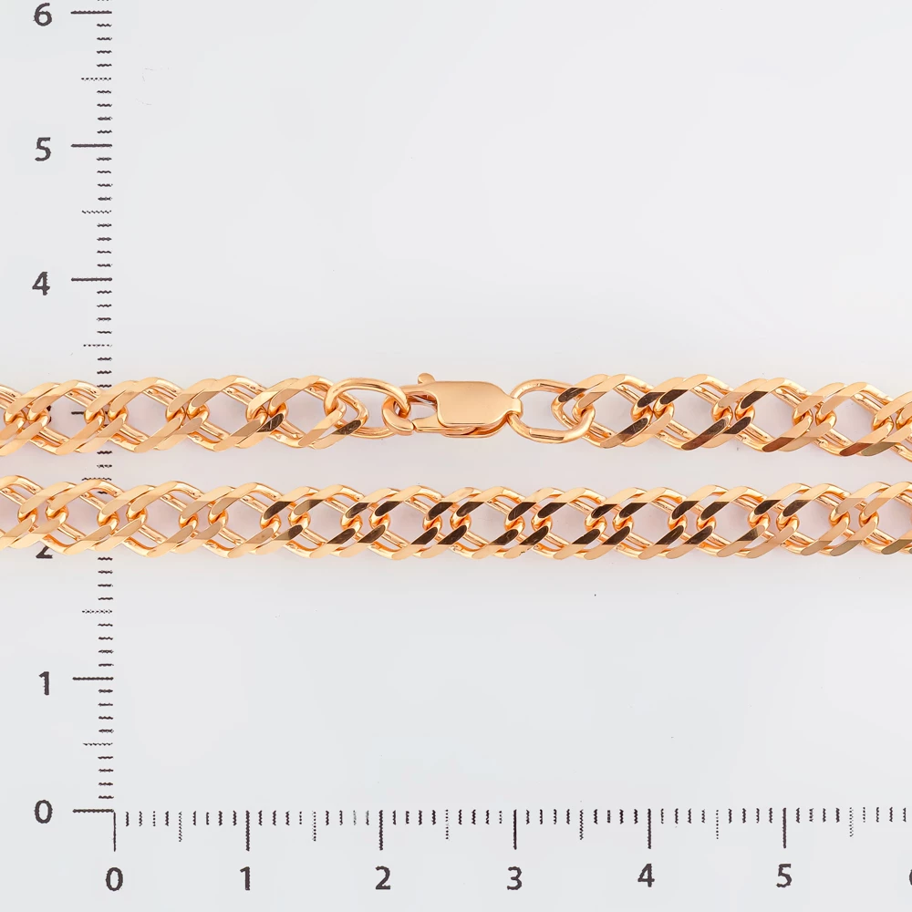 Браслет из красного золота 585 пробы