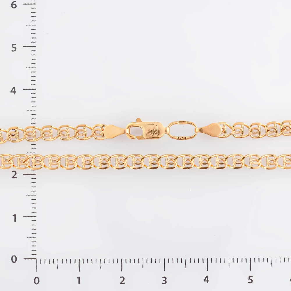 Браслет из красного золота 585 пробы