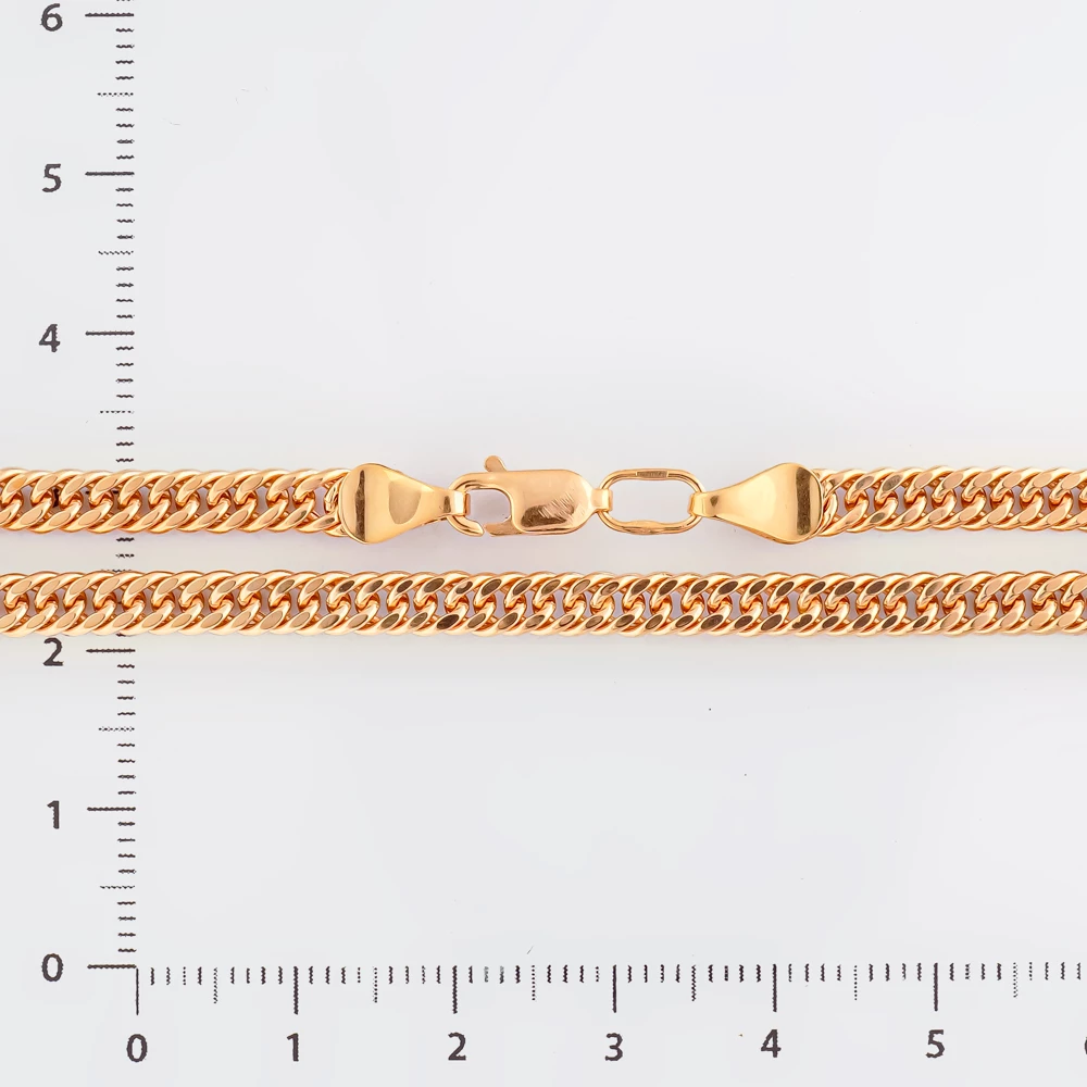 Браслет из красного золота 585 пробы