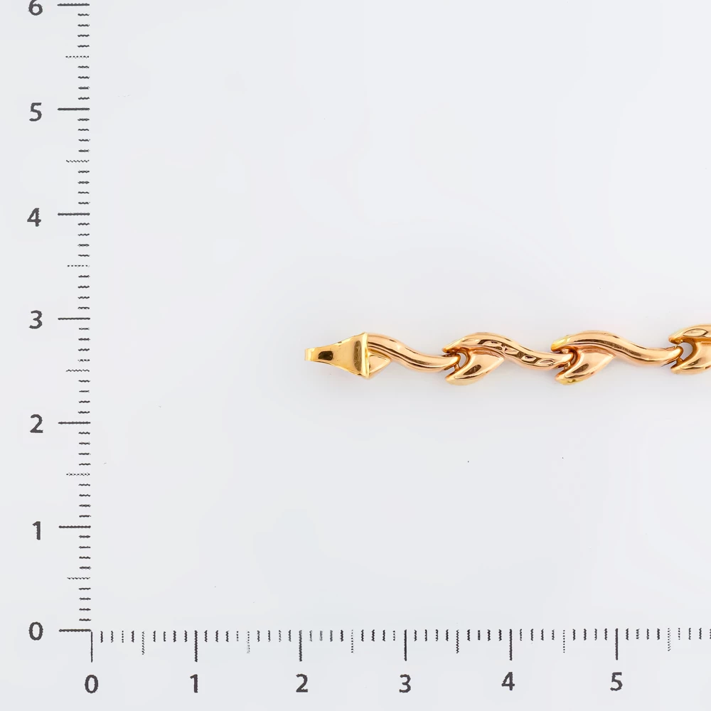 Браслет из красного золота 585 пробы