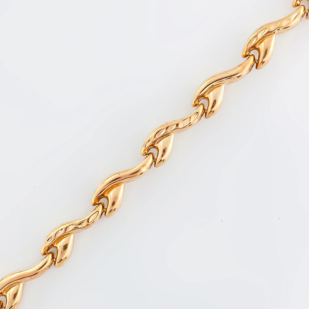 Браслет из красного золота 585 пробы