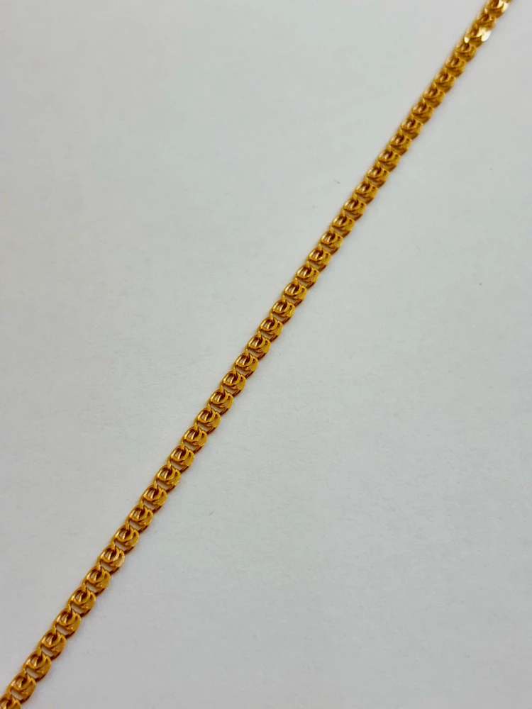 Браслет из красного золота 585 пробы