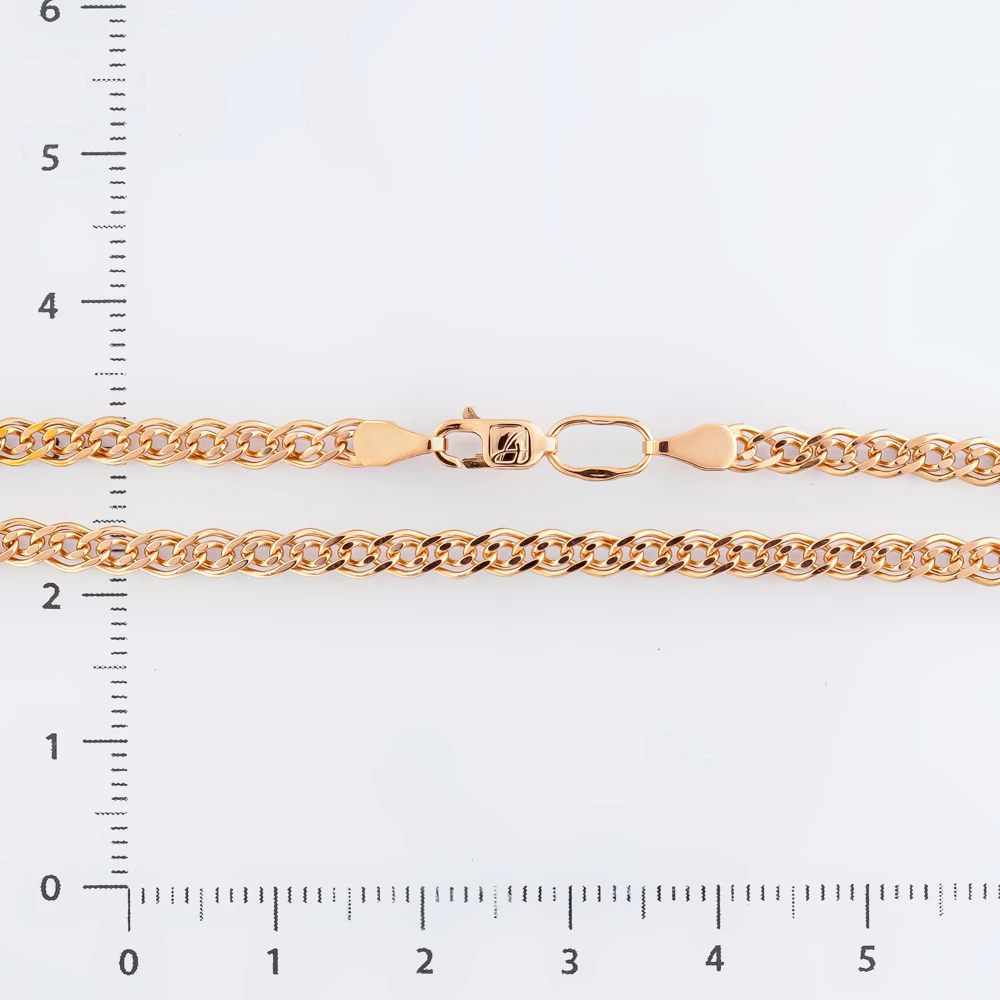 Браслет из красного золота 585 пробы