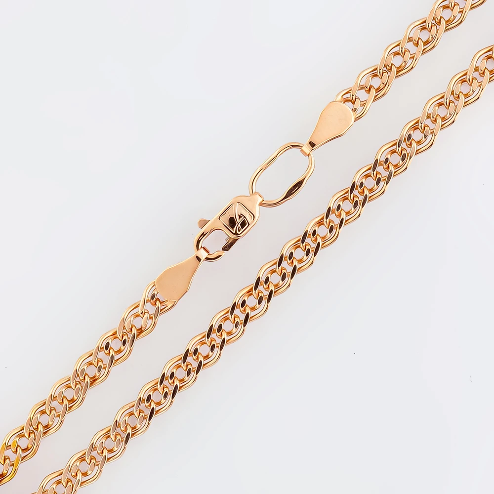 Браслет из красного золота 585 пробы