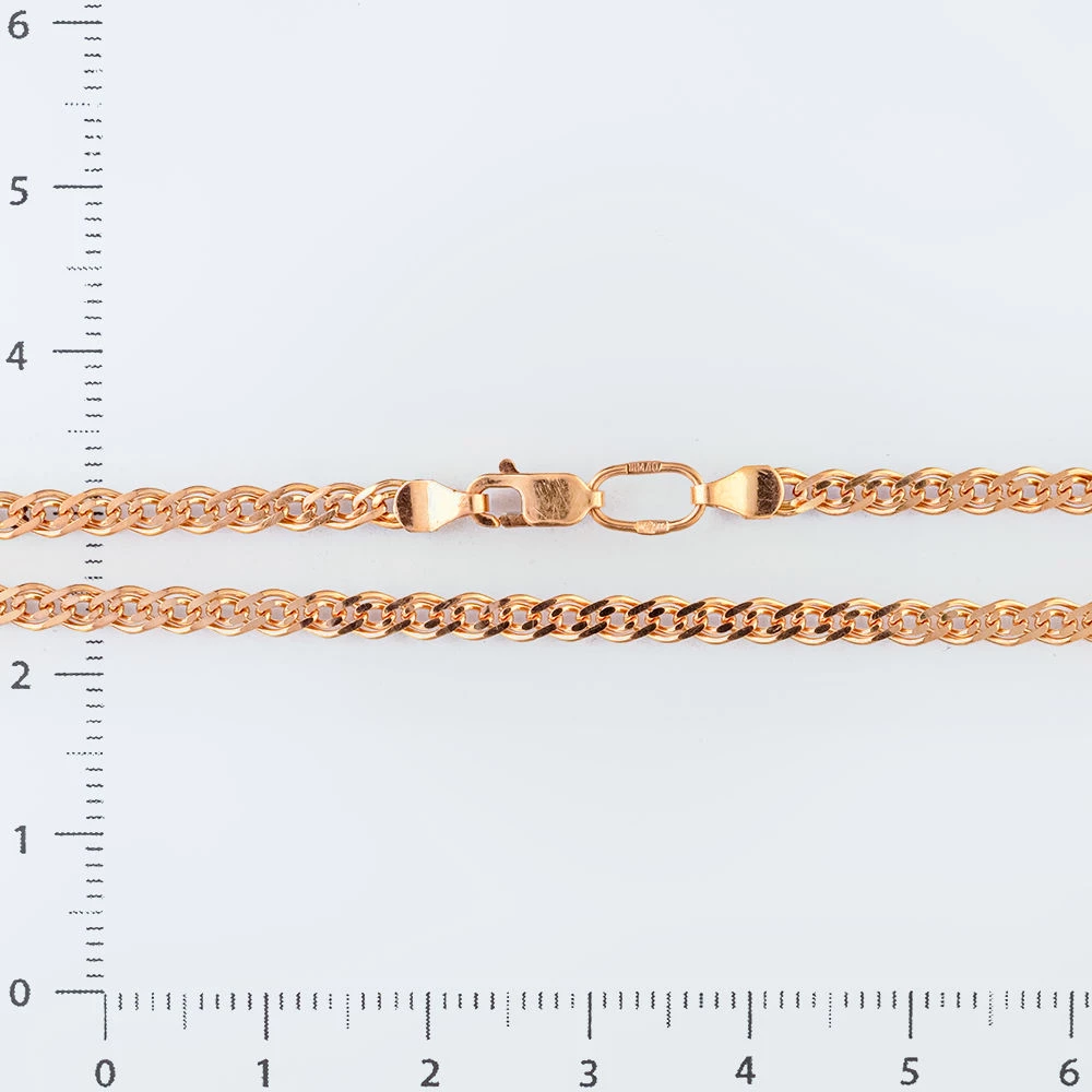 Браслет из красного золота 585 пробы